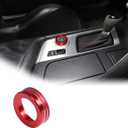 JONKOKO Allcy Car Inter Knob Cover Trim (Red)