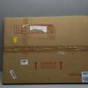 LaVie Home 20x28 Poster Frame Black, Display Pictures 18x24 with Mat or 20x28 Without Mat, Stable and Sturdy Picture Frame with Polished Plexiglass, Horizontal and Vertical Format of The Wall1 Pack