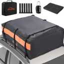 ACLONG Car Roof Bag 21 Cubic Feet Waterproof 840D Heavy Duty Rooftop Cargo Carrier Bag for All Cars with/Without Racks Includes Anti-Slip Mat Storage Bag Luggage Lock
