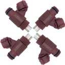 6ET-13761-00-00 4pcs Fuel Injectors 4 Holes Replacement for Yamaha WaveRunner FX Cruiser FZR FZS GP1800R 6ET137610000