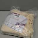 10x10ft Wrinkle Free Backdrop Curtain for Parties Soft Fabric Drapes Wedding Cream Curtain Backdrop for Birthday Party Decorations Background for Photography 5x10ft,2 Panels