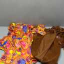 Morph Long Hippie Costume For Women, 70s Hippie Dresses, Retro 60s Style Outfit, Vintage Festival Wear (Medium)