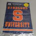 Evergreen Flag,Embossed Suede Flag, Garden Size, Syracuse,12.5x0.2x18 Inches