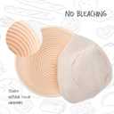 DOYOLLA Bread Proofing Baskets Set of 2 8.5 inch Round Dough Proofing Bowls and Liners Perfect Home Sourdough Bread Baking supplies