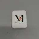 Personalized Initial Compact Mirror with Light, Preppy Gifts LED Pocket Mirrors,1X/3X Magnifying Travel Mirror, Mini Folding Small Mirror for Purse, Portable Makeup Mirrors for Girls/ Mom/Mother/Teen, M