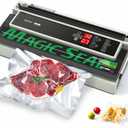 MAGIC SEAL 16'' Commercial Vacuum Sealer Machine, Meat Sealer Vacuum Packing Machine with Double Pump and Auto Cooling System, Sealing and Vacuum Time Control, Compatible with Mylar Bags