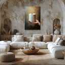 Bathroom Humor Wall Ar Funny Toilet Paper Poster Canvas Printing Minimalist Bathroom Art Rustic Toilets Wall Ideas Decor 8x12inch Framed