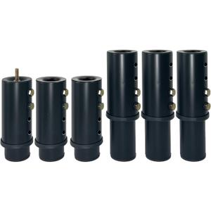 Metal Adjustable Bed Legs Replacement for Adjustable Bed Base Frame Parts Heavy Duty Feet Support Extra Height Range 5 to 8 Inch M8 M10 Thread Compatible with 90% Base (Set of 6)