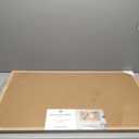 U Brands Cork Bulletin Board, 36" x 24" Inches, Light Birch Wood Frame