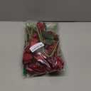 LVEFIT Artificial Rose Flower Artificial Flowers Flower with Long Stem Silk Roses Bouquet for Wedding Bridal Shower Party Home Decoration (Burnt Orange, 12 Pcs)