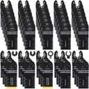 Bionso 55PCS Oscillating Saw Blades, Professional Universal Titanium Multitool Blades for Wood Plastics Metal, Quick Release Multi Tool Kits Fit Dewalt Ryobi Milwaukee Rockwell Fein Makita