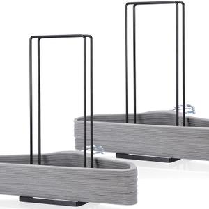 EASTTOWEST Hanger Organizer Stacker 2 Pack,Clothes Hanger Storage Rack Holder for Closet Laundry Room,Holds up 110 Wire Hanger