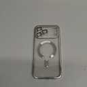 CHICLADY for iPhone 17 Pro Max Case with 1x Screen Protector, [Compatible with MagSafe] [Integrated Camera Protection], Non Yellowing Slim Cute Women Girly Magnetic Cover for iPhone 17 Pro Max, Silver