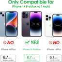 Arae Case for iPhone 14 Pro Max - Wallet Case with PU Leather Card Holder Back Flip Cover for iPhone 14 Pro Max 6.7 inch - Light Brown