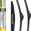 Wiper Blades,26"/20"/14" Windshield Wipers Set,Compatible with 2007-2014 Ford edge,Front and Back Automotive Replacement Windshield Wiper blades(Pack of 3)