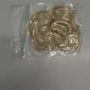 CJL HAIR Large Messy Bun Hair Piece Wavy Curly Scrunchies Synthetic Chignon Ponytail Hair Extensions Thick Updo Hairpieces for Women Ash Blonde