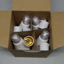 4 Pack Rechargeable Emergency Light Bulbs, Battery Powered LED Light Bulb 6000K Daylight E26 120 Volt 9W 60W Equivalent with 1200mAh for Home Power Outage Camping Hurricane