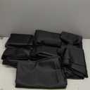 sancua 6 Pack Black Tablecloth 60 x 102 Inch, Rectangle Table Cloth for 6 Feet Tables - Stain and Wrinkle Resistant Washable Polyester Table Cover for Dining Tables, Buffet Parties and Camping