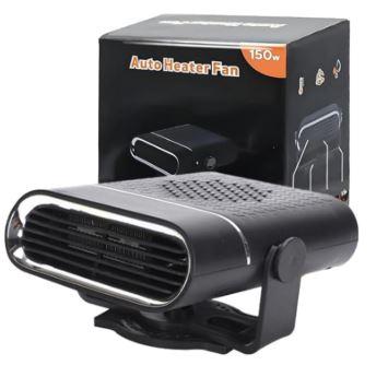 12v car defogging and defrosting heater, car heaters for vehicle, dual cooling and heating, rapid heating, suitable for car, RV, SUV front windshield hot air heater vehicle warm air blower