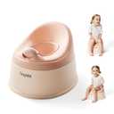 Tinyiota Toddler Potty Training Toilet, Removable Bowl with High Splash Guard, Assembles in Seconds, Easy-Clean and Travel-Ready for Boys and Girls Ages 6 Months to 3 Years (Pink)
