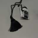 Fenghuangwu 2 Pack Curtain Tie Backs Rope Tassels for Curtains Drape tiebacks Handmade Outdoor Home and Outdoor Decorative (Black, 2p)