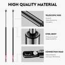 2 Pcs Rear Hatch Trunk Liftgate Tailgate Lift Supports Struts Shocks Gas Springs Fit for 1982-1992 Chevy Camaro Pontiac Firebird 4900, SG130001
