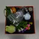 rhinocats Mini Vase Magnets for Fridge,Locker Magnets, Cute Magnetic Ceramic Vases for Refrigerator Kitchen Locker Office (6 Pack)