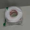 2.4 Inch x 30 Feet Wall Corner Protector Peel and Stick Corner Trim Molding Strip Self Adhesive wall Edge Protectors Guards for Edge Ceiling, White