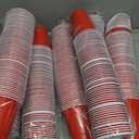 Mifoci 400 Pcs 16 oz Red Disposable Cups Bulk Large Plastic Cups Pack for Graduation Wedding Drinks Soda Punch Barbecues Picnics Birthday Summer Party Supplies, 16 Oz, 13.39 Inches X 7.09 Inches