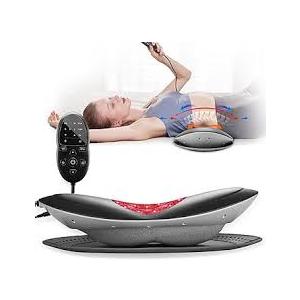 Electric Lumbar Traction Device for Lower Back Pain Relief, Multifunctional Lumbar Stretcher with Dynamic Traction, Red Light Therapy, 8Level Electrotherapy, 3Level Thermal Therapy, Vibration