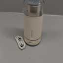 WSKEN Portable Small Humidifier for Bedroom - [Dual Nozzle Large Cool Mist] [Ambiance Lighting] [Car Smart On/Off] Ultrasonic Mini Personal Desk Air Humidifiers for Travel Office Baby Room,White