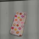 Cute Smiling Face Pattern Phone Case Compatible with iPhone 17 Pro, Pink Color Smile Face Cover, Soft Trendy Soft TPU Bumper Cover Case