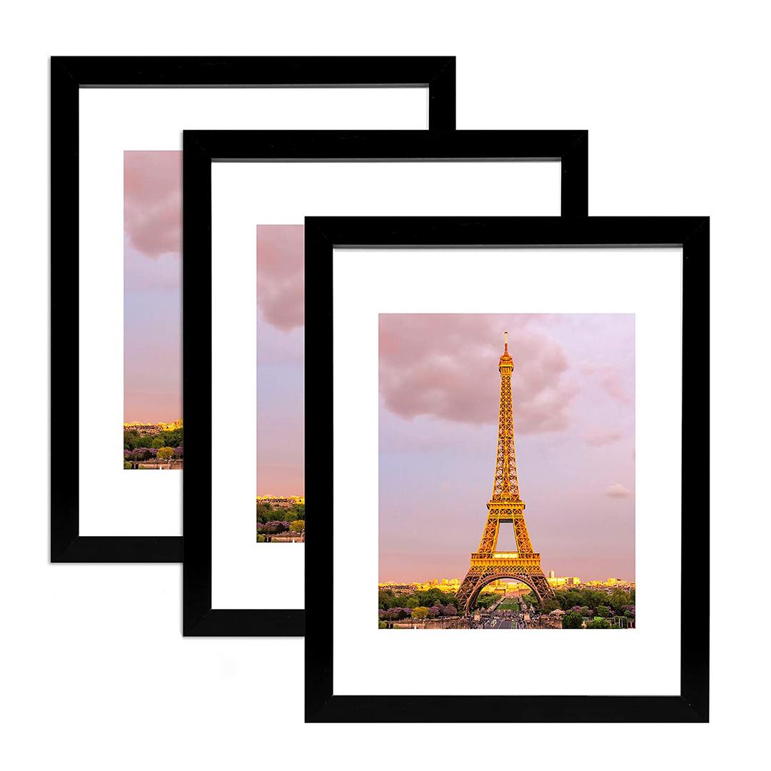 Photo Frame Set of 3 Picture Frames Colage 4x6 inches Frames For Room With Front Glass Best Quality Frames For Wall and Table Picture Frames Set