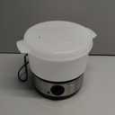 Elite Gourmet EST250 2.5 Quart Electric Compact Mini Food Vegetable Steamer, 400W with BPA-Free Tray, Auto Shut-off 60-min Timer, Veggies, Seafood, Chicken, Egg Cooker and more