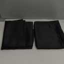 NICETOWN Halloween Short Curtains 36 inches Long, Black Out RV Bunk Panels, Kitchen Window Curtains Over Sink, Thermal Insulating Blackout Drapes/Draperies for Small Window (2 Panels, 42 inches Wide)