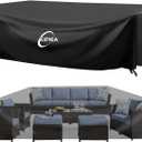 Kipiea Outdoor Furniture Covers Waterproof, 420D Heavy-Duty Patio Furniture Set Covers, No Tears Anti UV No Fading(138" L x 103" W x 36" H)