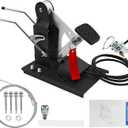 ACAR-B10 Universal Dual Brake Pedal Passenger Side Control System Fit for Driver Training & Multi-Vehicle Use, No-Drill Install, Anti-Slip Pedal