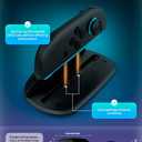 SUPCASE for Nintendo Switch 2 Mouse Grip, [2 Pack] [Ergonomic Design] [Aim Assist] Shooter Games Mouse Grip Adapter Compatible with Switch 2 Joy Con Controllers 2025, Black