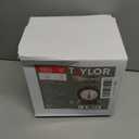 Taylor Mechanical Kitchen Food Scale with Bowl, Weighs Up to 11lbs, Measures in Grams and Ounces, Analog Cooking Scale for Baking, Black and Silver