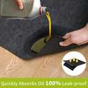 Oil Spill Mat - 20' x 7'4" Absorbent Oil Garage Floor Mat for Under Car - Protect Driveway from Drips, Spills, Stains, Reusable & Durable Garage Floor Protection Mat with Waterproof Backing