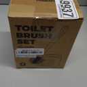 Toilet Brush, 2 Pack Toilet Brush and Holder Set Bathroom Accessories, Toilet Bowl Brush and Holder for Bathroom, White