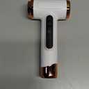 Cordless Ionic Hair Dryer, 200W Rechargeable Portable Hair Dryer with Airflow Multiplier Technology, Nozzle, Multi Modes for Home School Travel (White)