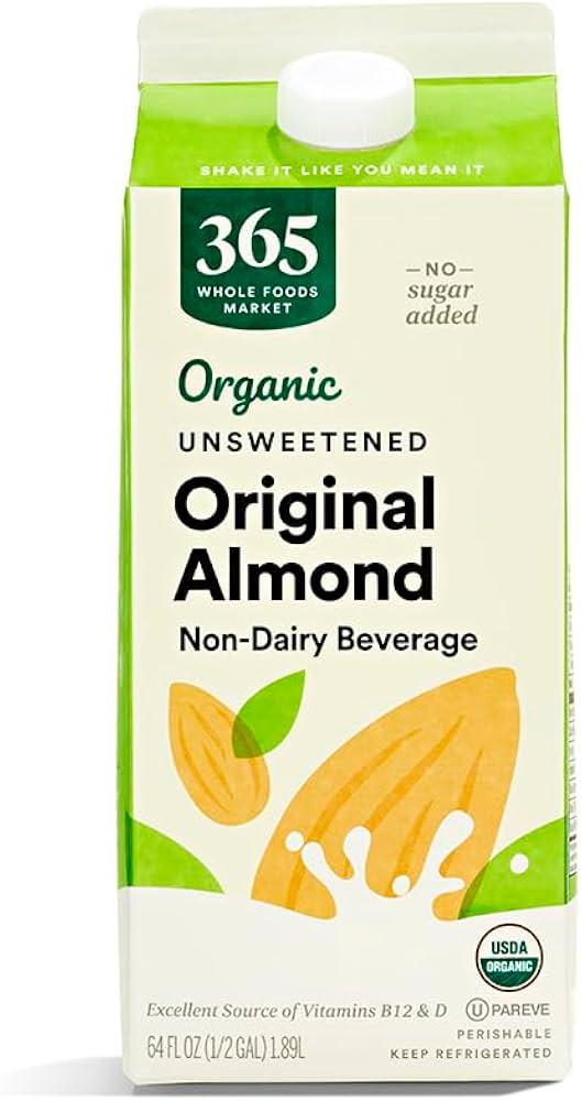 Organical almond non-dairy beverage, BB APR 21/27