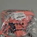 Blooming Jelly Women High Waisted Bikini Sets Tummy Control Swimsuits Color Block Two Piece Drawstring Bathing Suit L