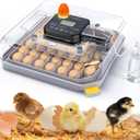 48 Incubators for Hatching Eggs, Egg Incubator with Automatic Egg Turning and Humidity Control, Temp Control, Egg Candler, Auto Water Refilling, Incubator for Chicken Eggs, Duck and Quail Eggs