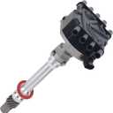 Ignition Distributor Compatible with 1996-2002 Chevy GMC Cadillac Isuzu Vortec V8 5.0L 5.7L 305 350, Replacement 93441558 1104058 1257042 (Black)