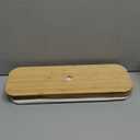 LONBET Toilet Paper Storage for 12 Rolls, Stackable & Foldable - The Ultimate Bathroom Organizer - Waterproof Basket with Bamboo Lid - Elegant Toilet Paper Storage Holder, Beige