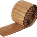 Metal Landscape Edging,10 Inch×20FT Corrugated Metal Garden Edging Border Heavy Duty Garden Borders Edging Lawn Edging for Garden,DIY Flower Beds,Lawns,Pathway (Rusted)