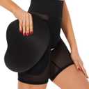 SEXYWG Women Hip Enhancer Body Shapers Panties Shapewear Short Hip Pads Shapewear for Curvy Body (Black, S)