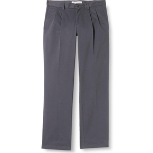 Men's Classic-Fit Wrinkle-Resistant Pleated Chino Pant (Size 28W x 28L)
